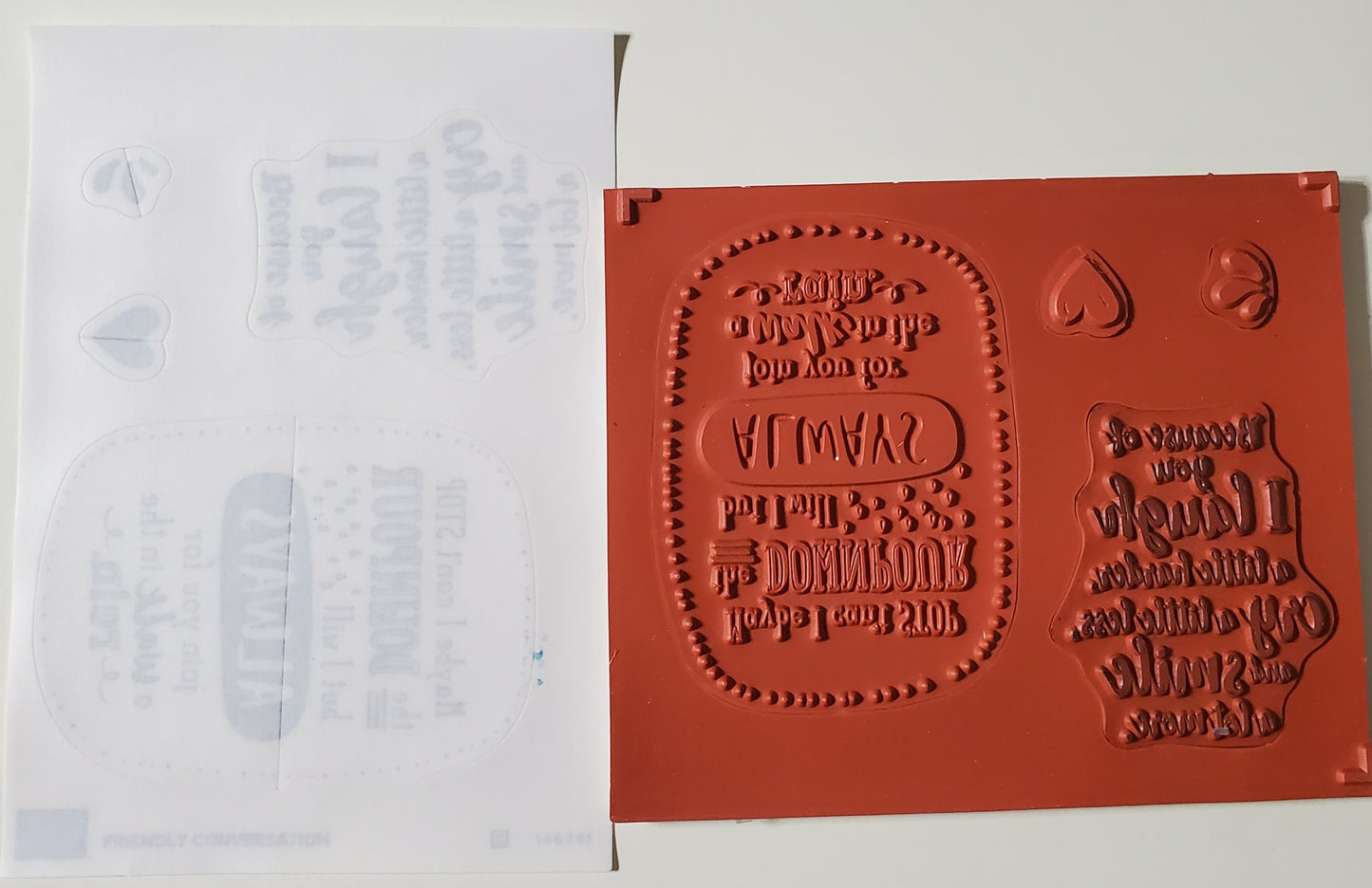 Stampin' UP! "Friendly Conversation" Stamp Set