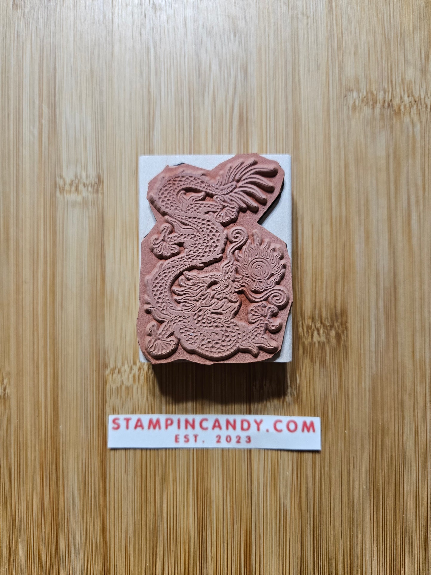Chinese Dragon - Rubber Stamp