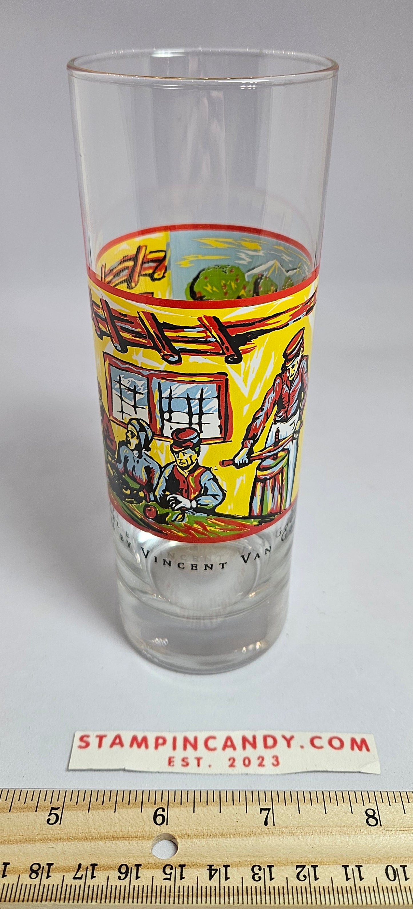 "Wild Appel By Vincent Van Gogh Spirits" Glass