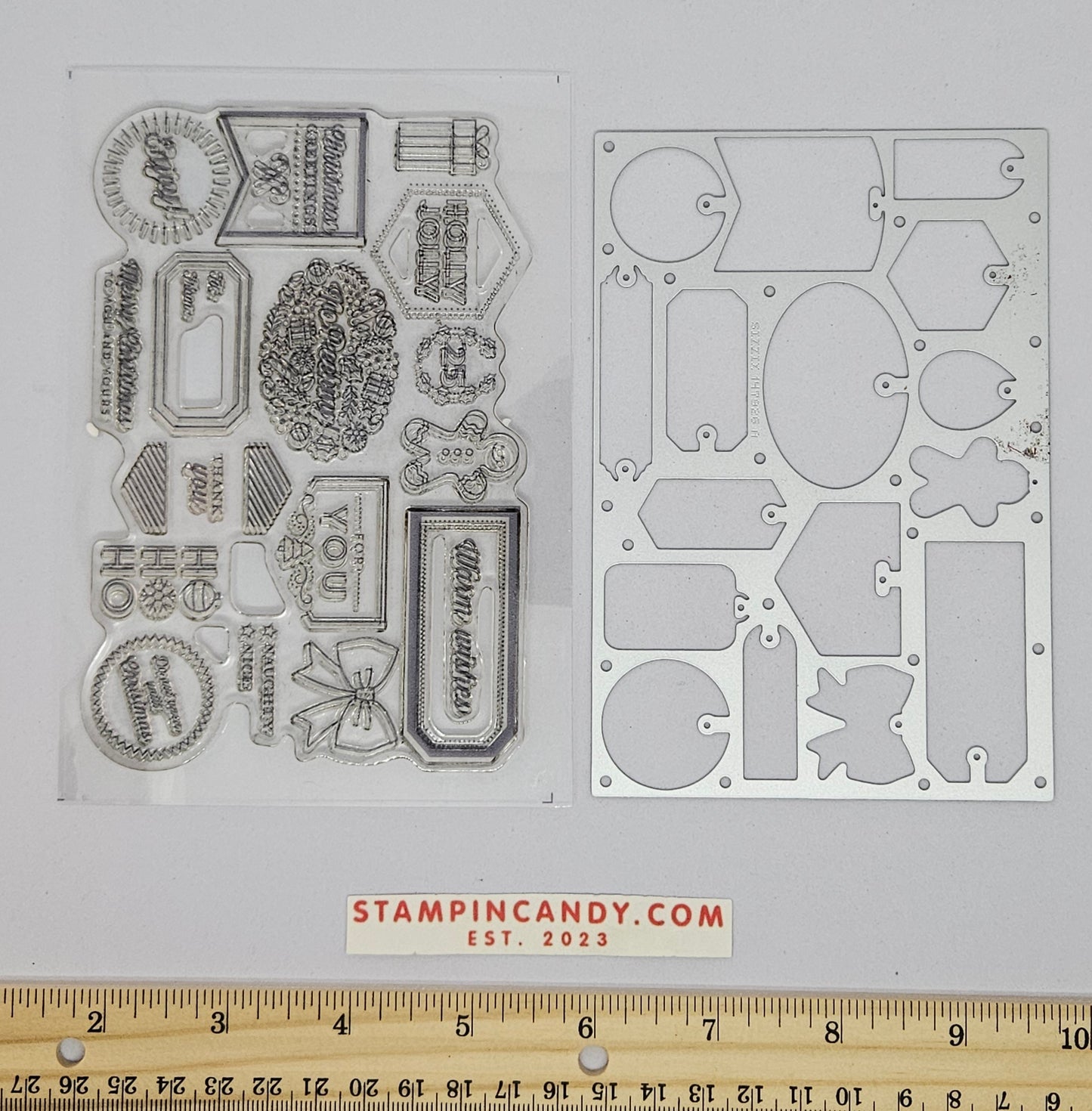 Stampin Up - Tags & Tidings w/ Christmas Tags Dies