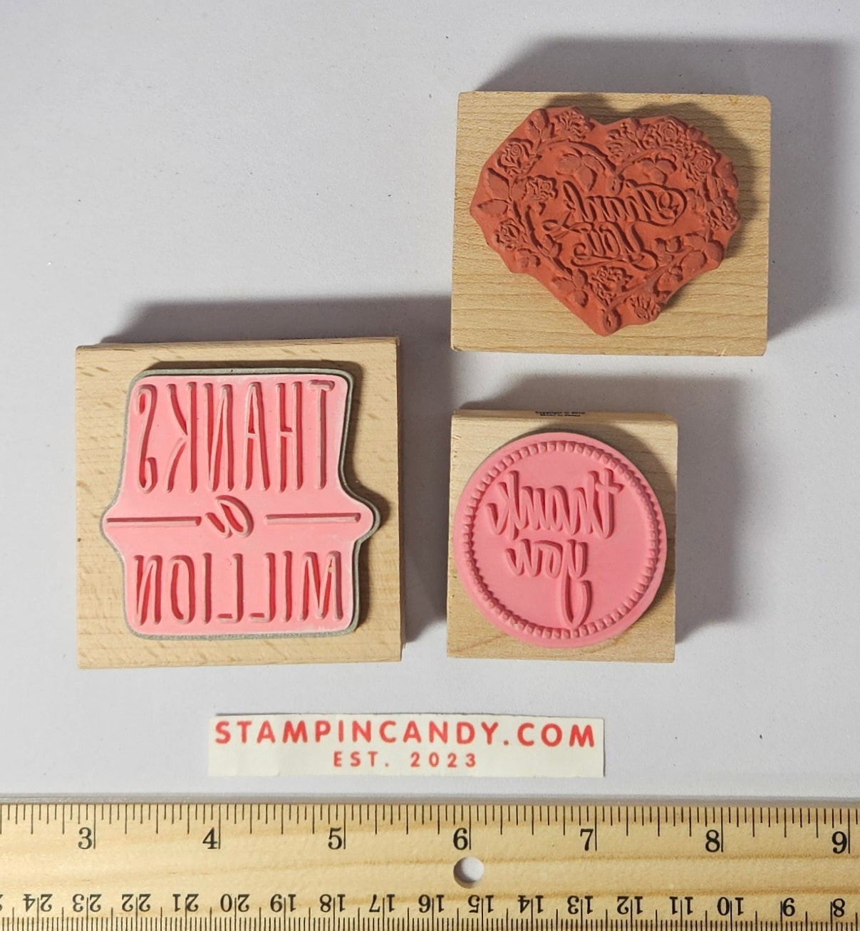 3 Pack of Thank You Stamps