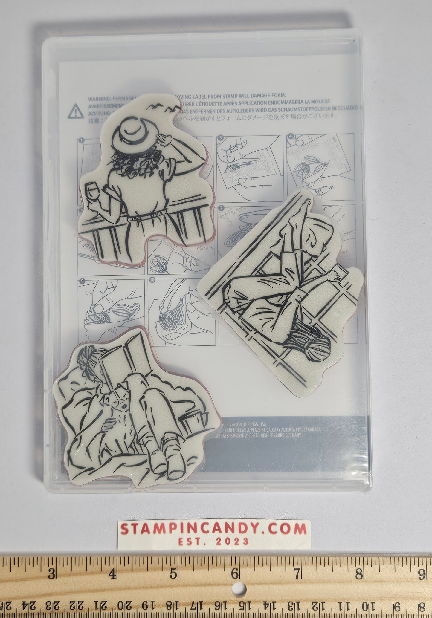 Stampin Up - Le Moment Present *Missing 3 Stamps*