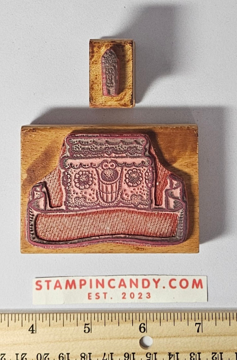 Birthday Cake and Candle Stamps - All Night Media