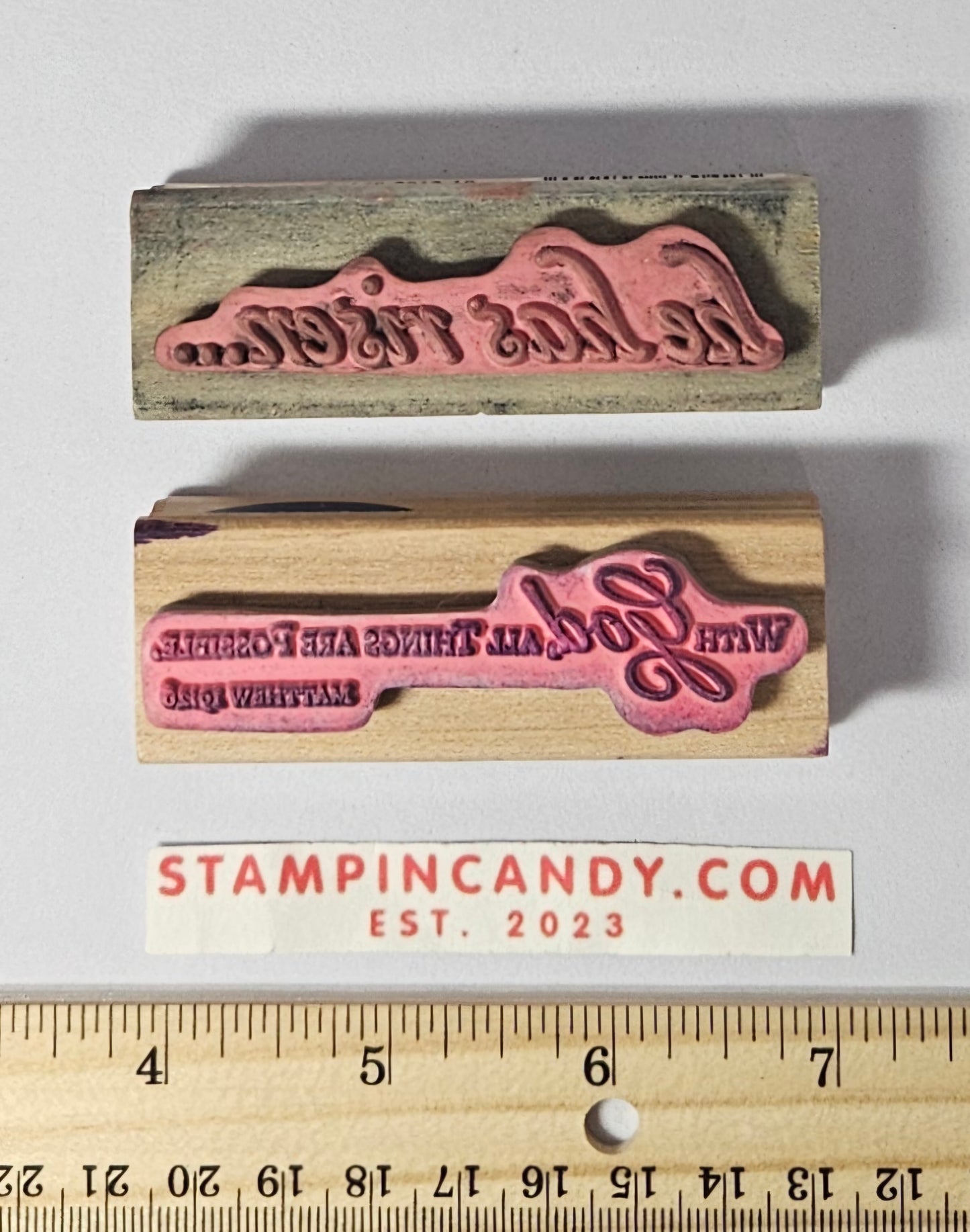 2 Pack of Religious Stamps