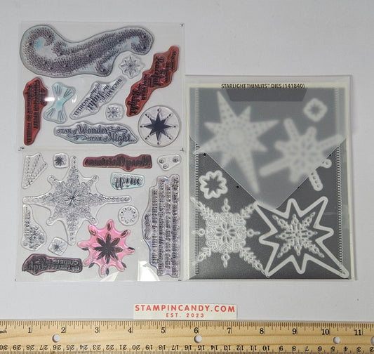 Stampin Up - Star of Light w/ Starlight Dies
