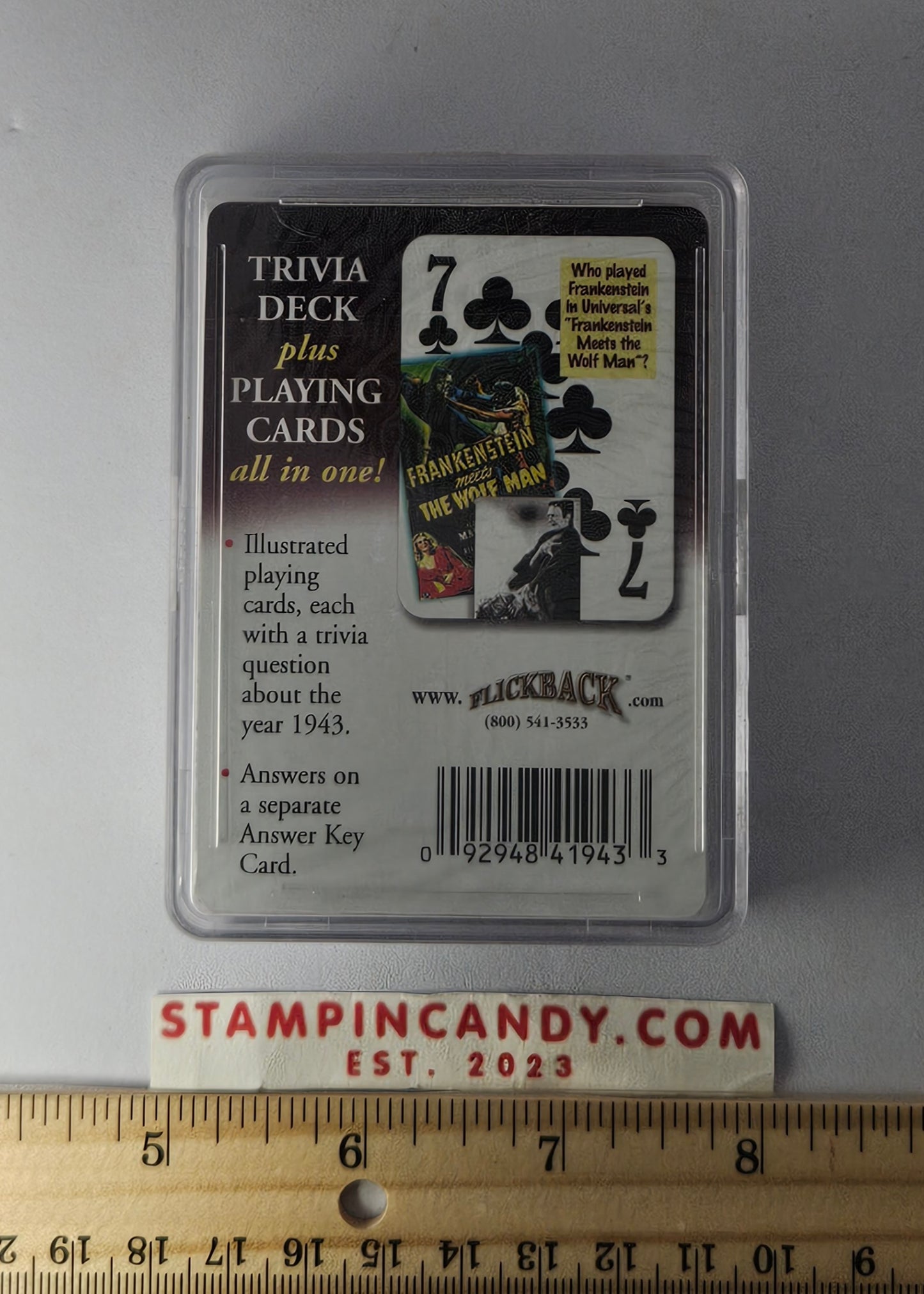 1943 - Flickback Trivia Challenge Playing Cards