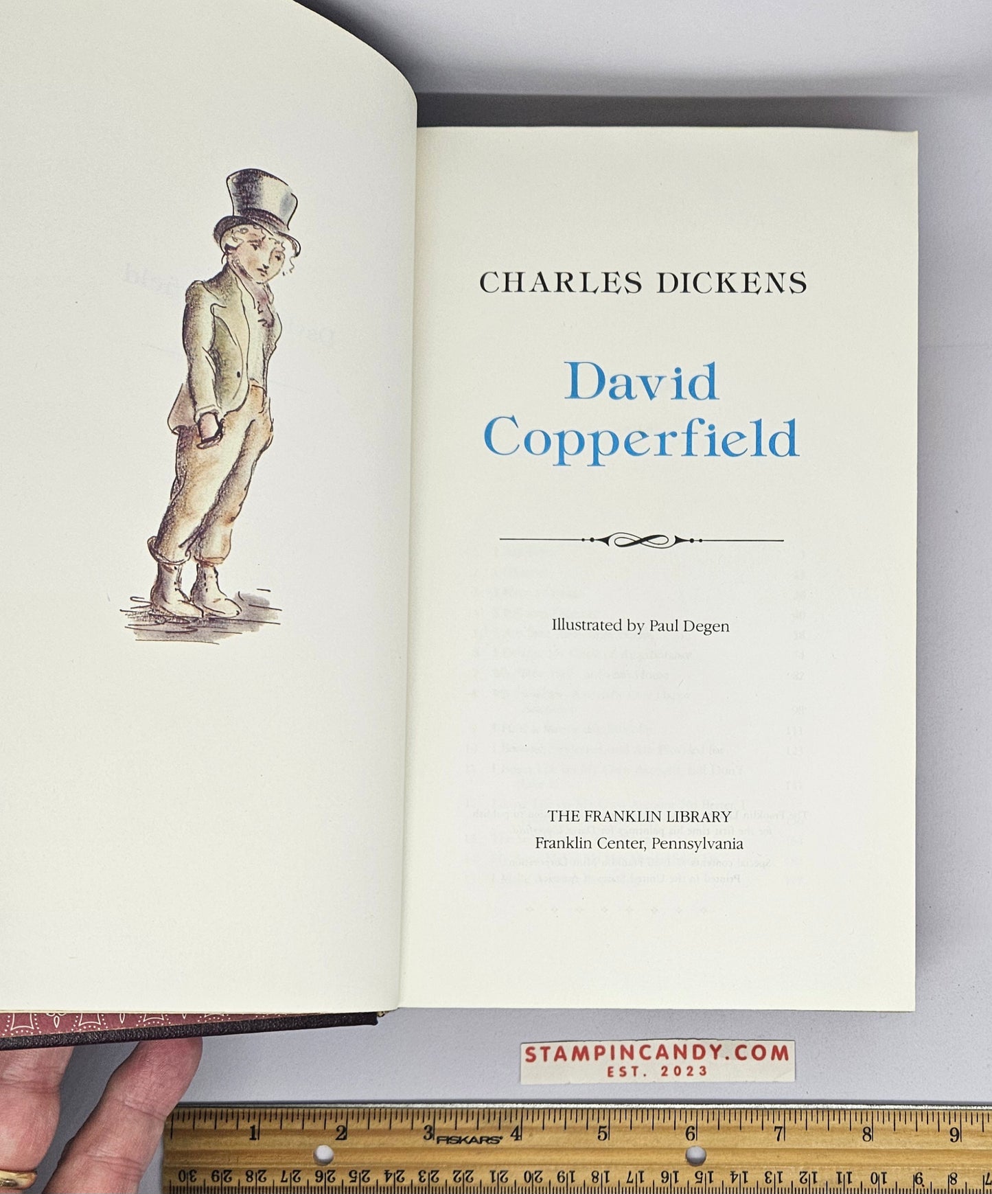 "David Copperfield" by Charles Dickens - Franklin Library