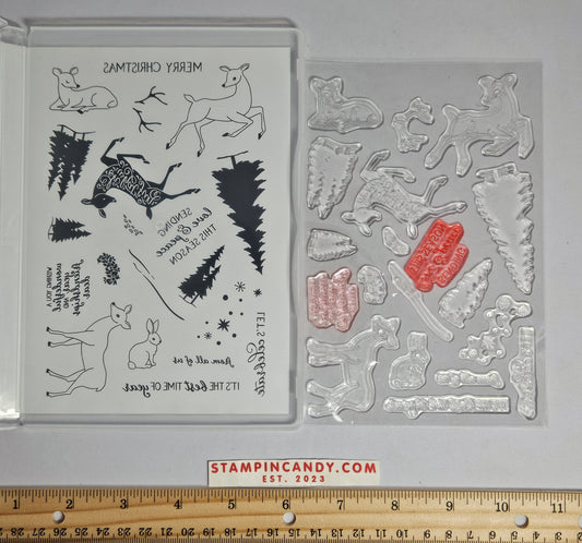 Stampin Up - Peaceful Deer *Missing 1 Stamp*