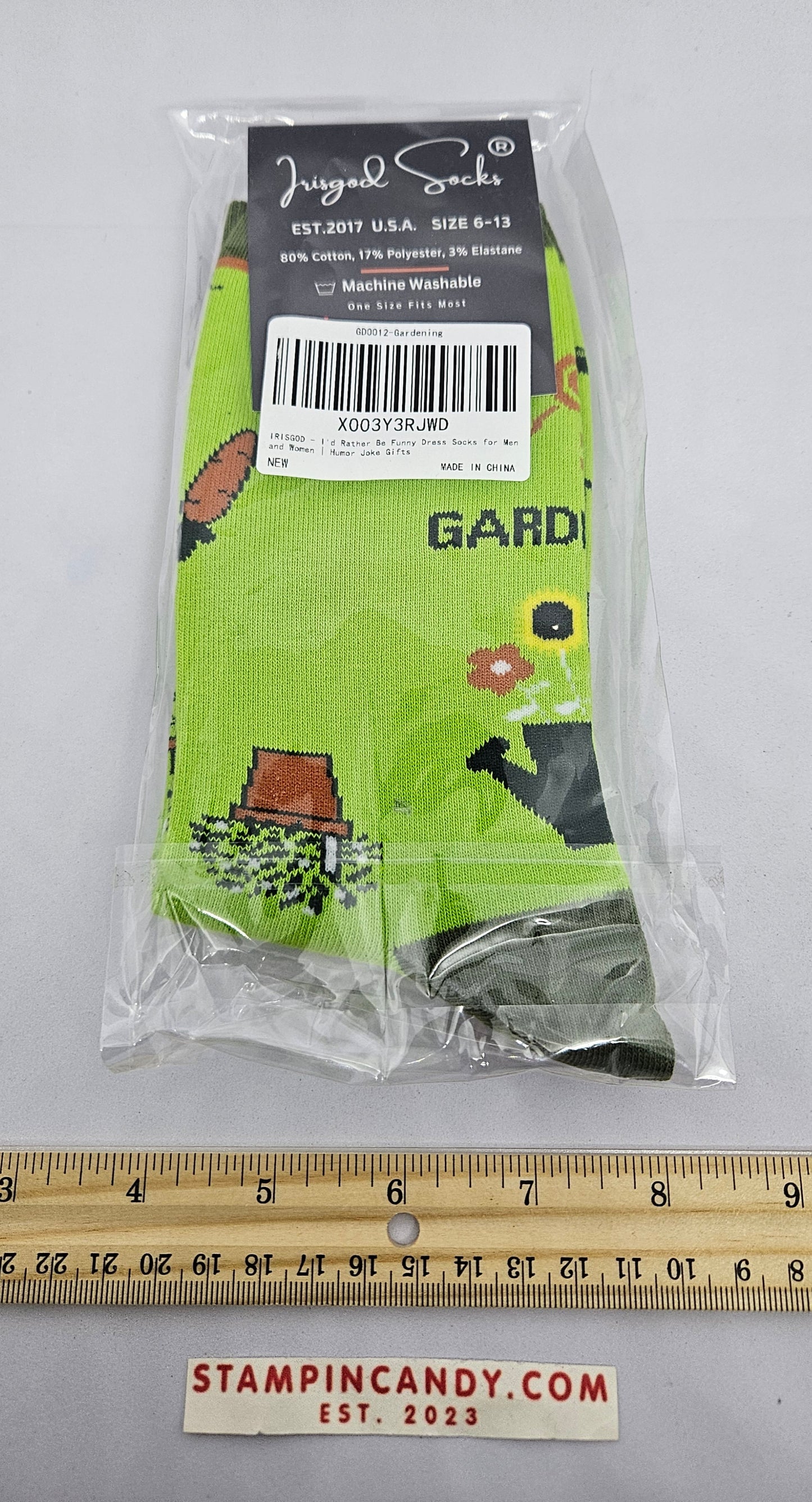 Awesome Gardener - Irisgod Socks Size 6-13