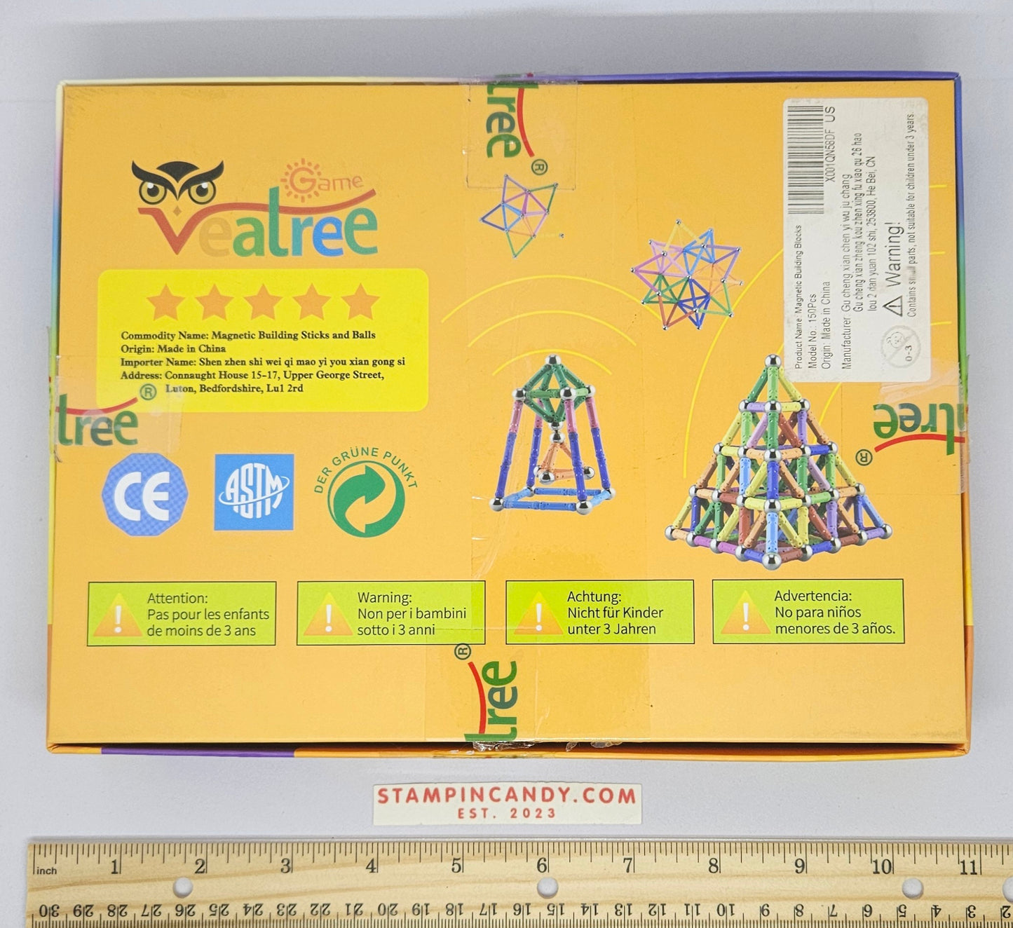 Vealtree Magnetic Sticks STEM Toy