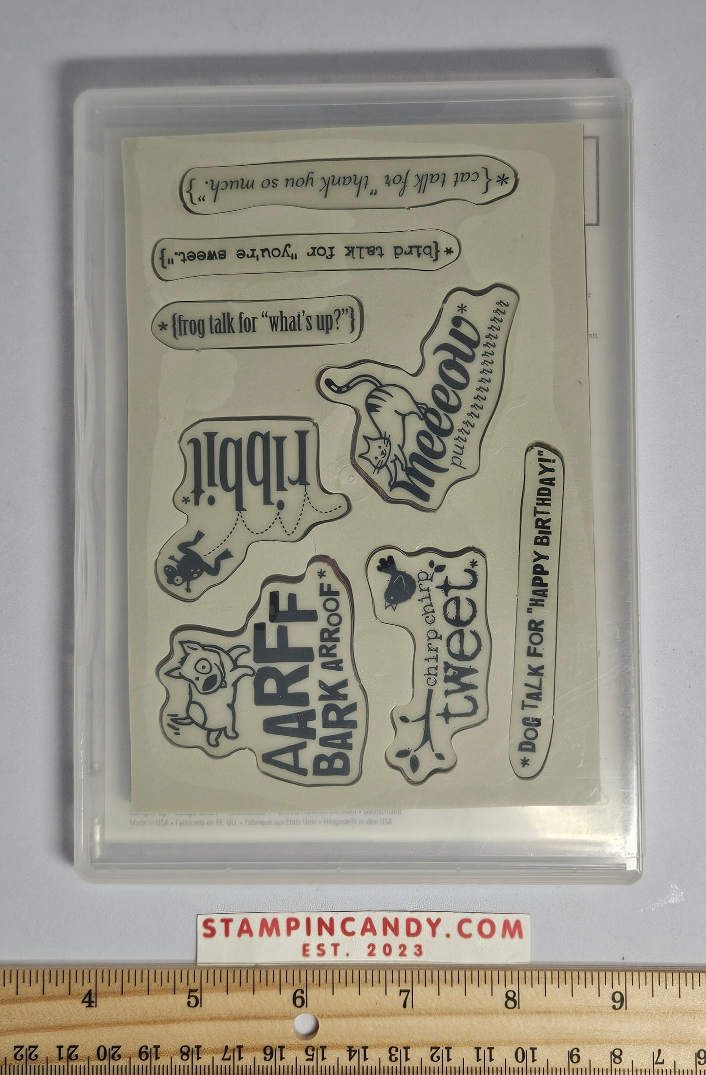 Stampin Up - Animal Talk