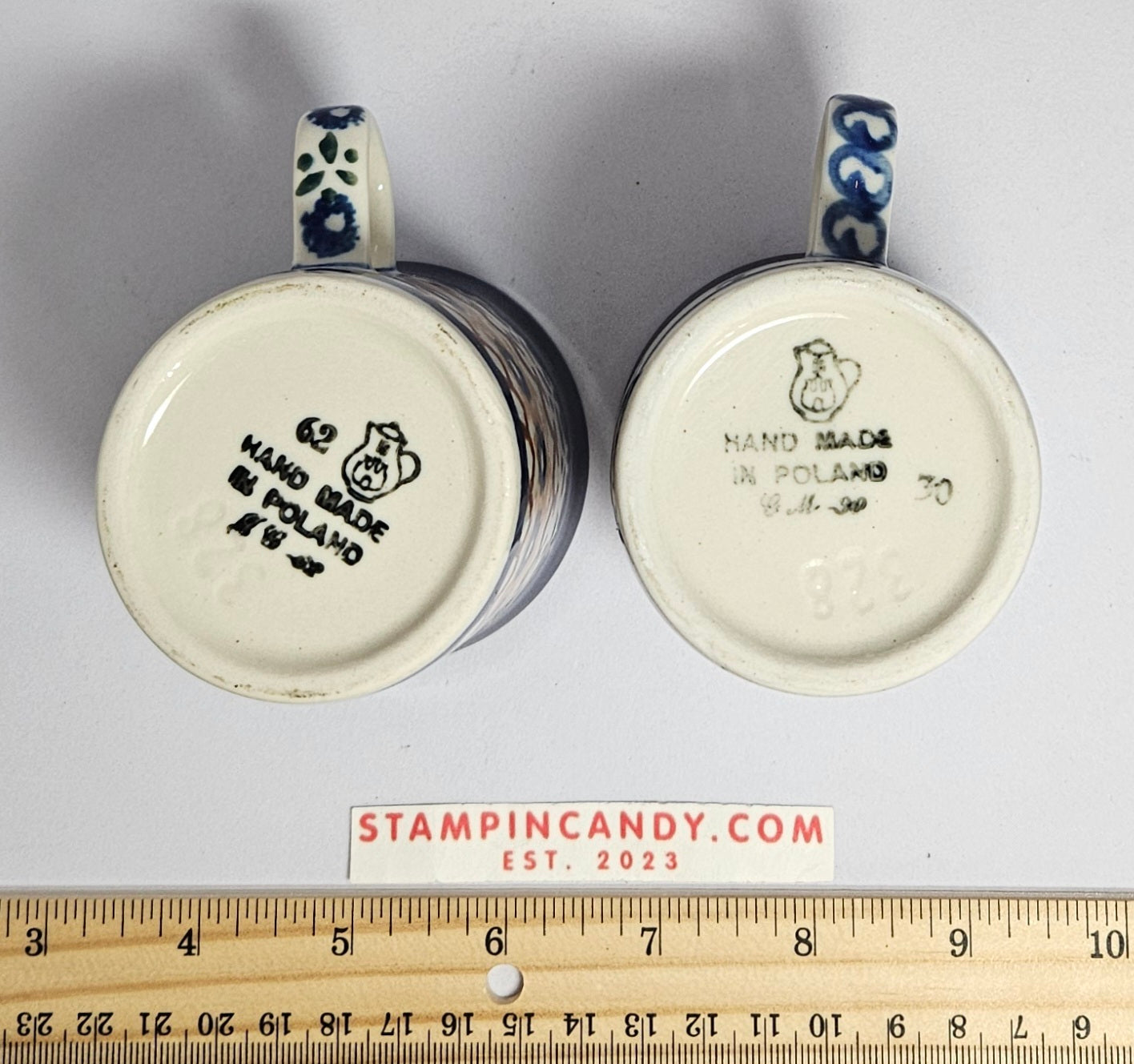 2 x Polish Handmade Mugs