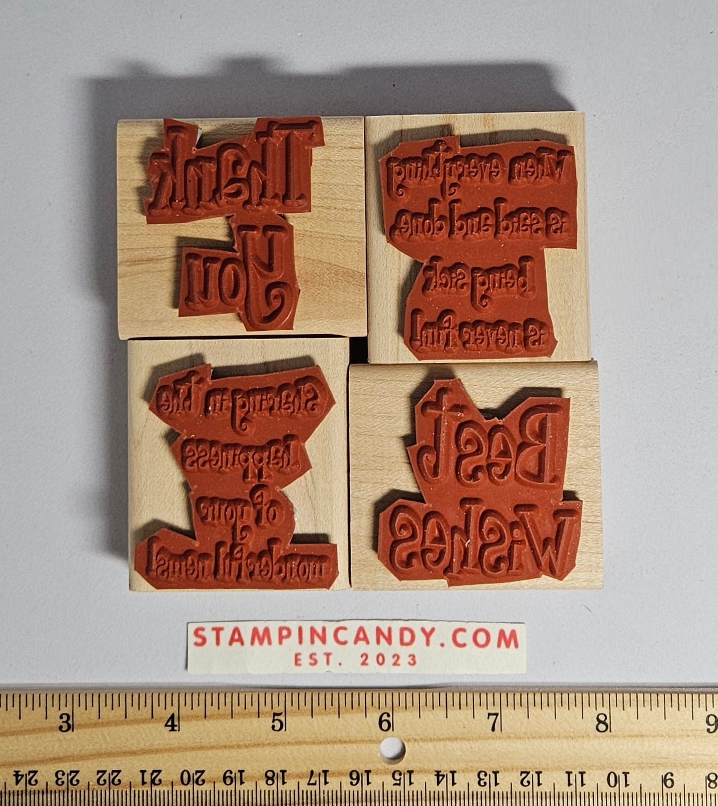 Stampin Up - Cheery Chat (Both Sets 1 + 2) (No Case)