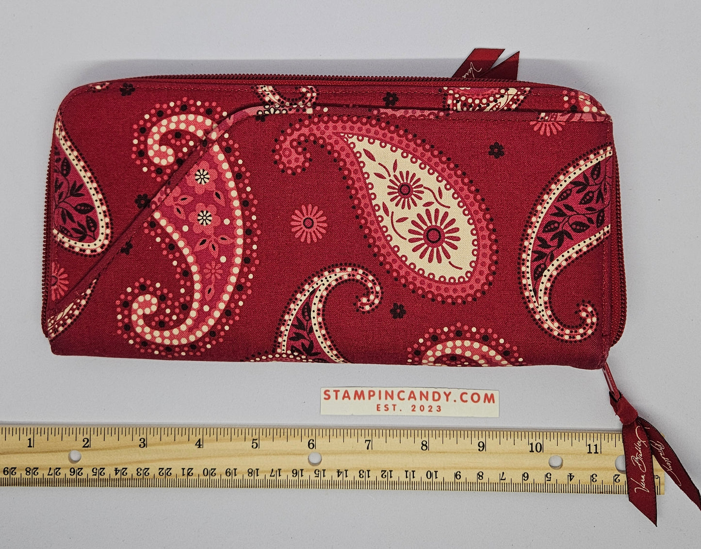 Vera Bradley Red Floral Pattern Wallet