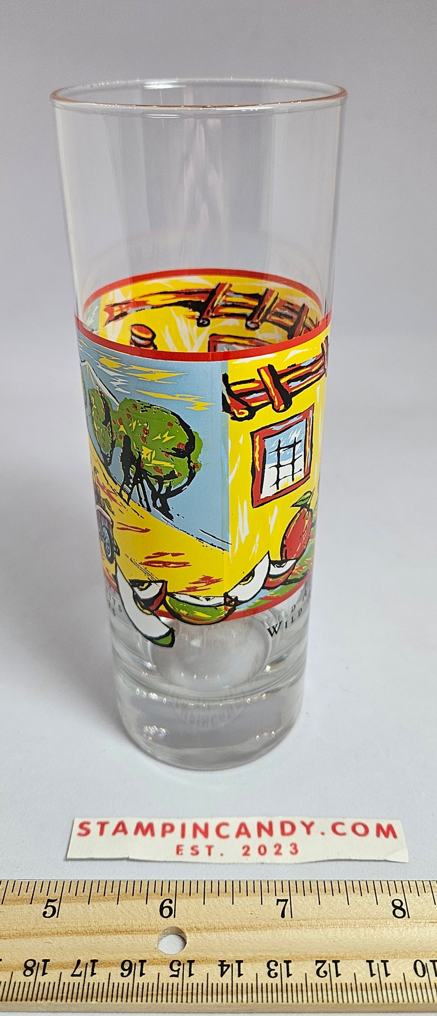 "Wild Appel By Vincent Van Gogh Spirits" Glass