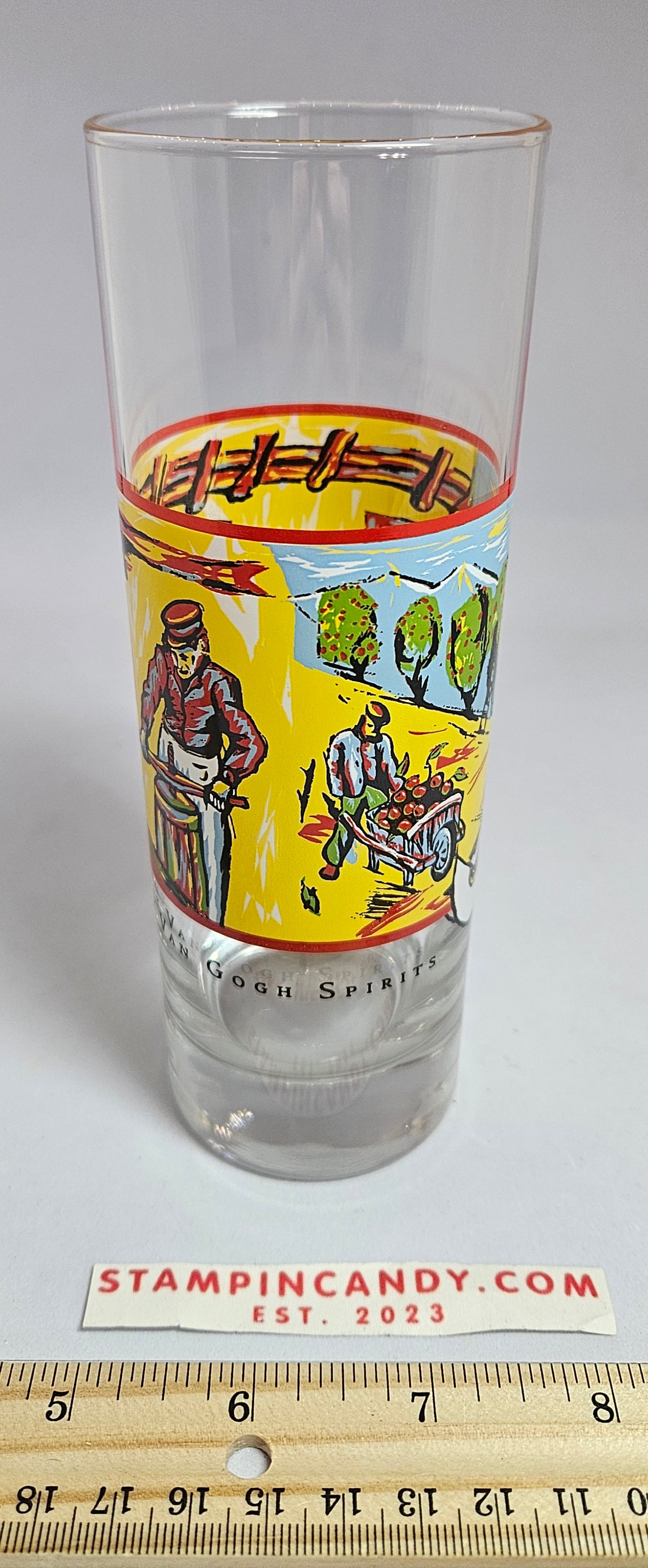 "Wild Appel By Vincent Van Gogh Spirits" Glass