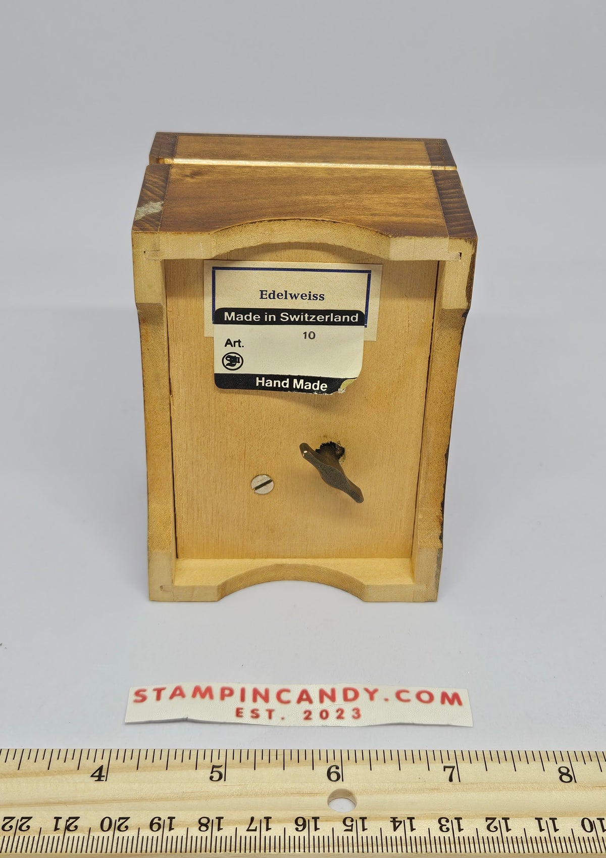 Switzerland - Edelweiss - Wooden Hummel Music Box