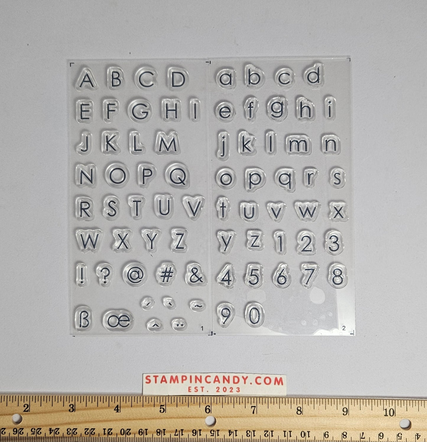 Stampin Up - Back to Basics Alphabet