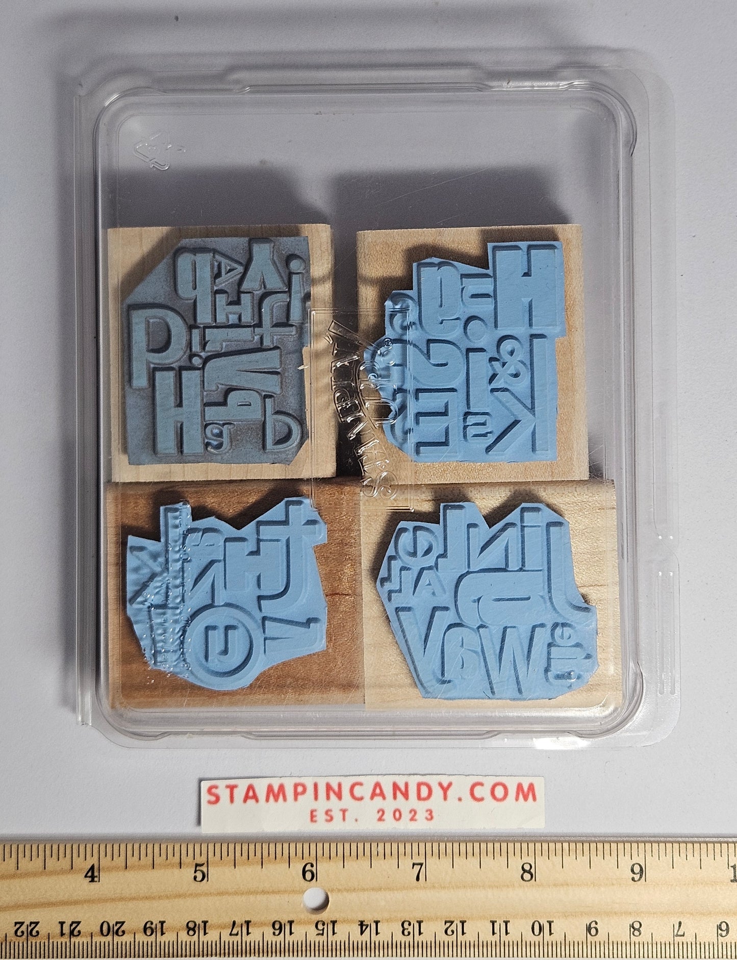 Stampin Up - Alphabet Soup