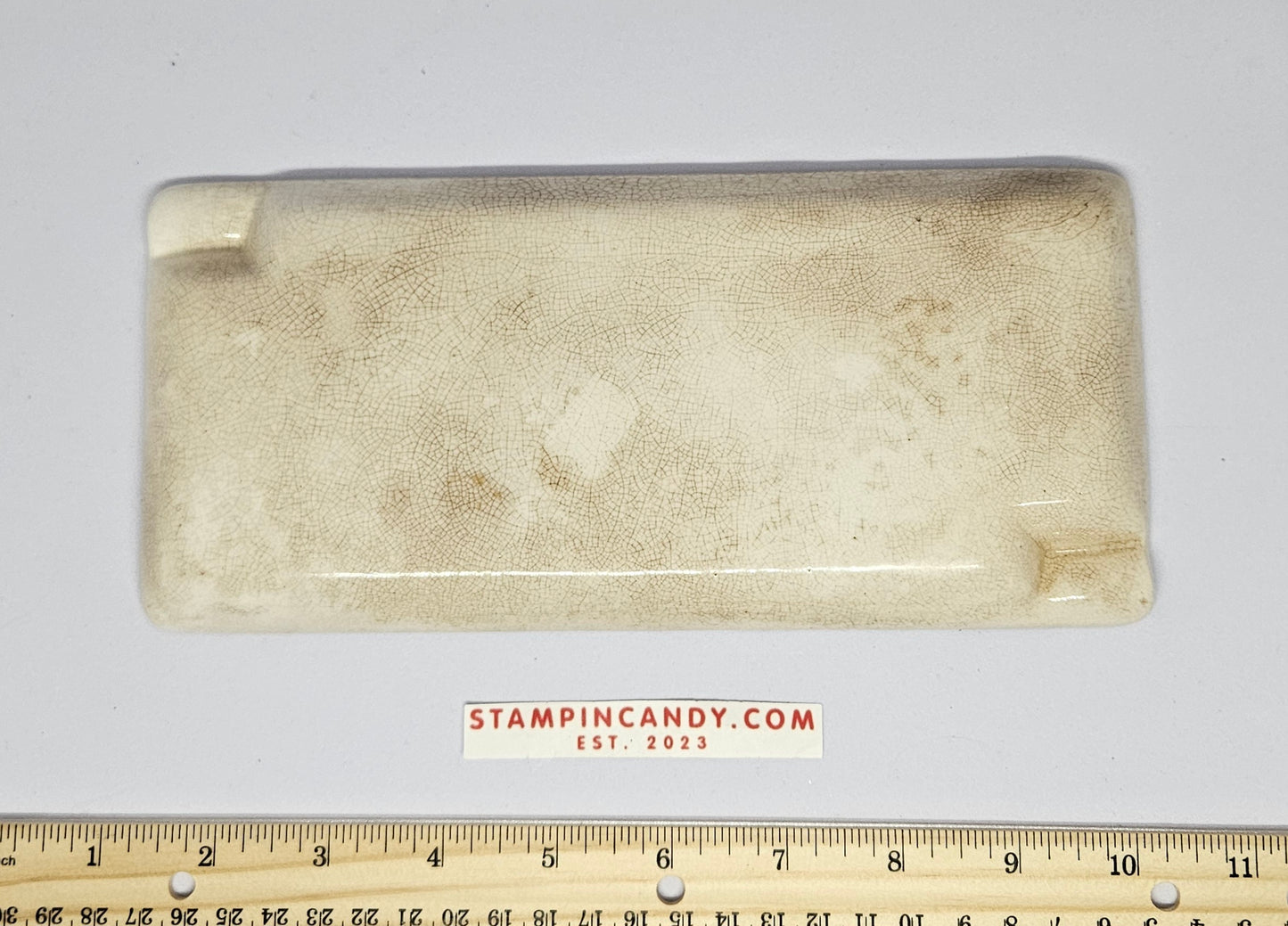 Ucagco Ceramics Japan - Lady's Tray - "Move over - I don't feel so good myself"