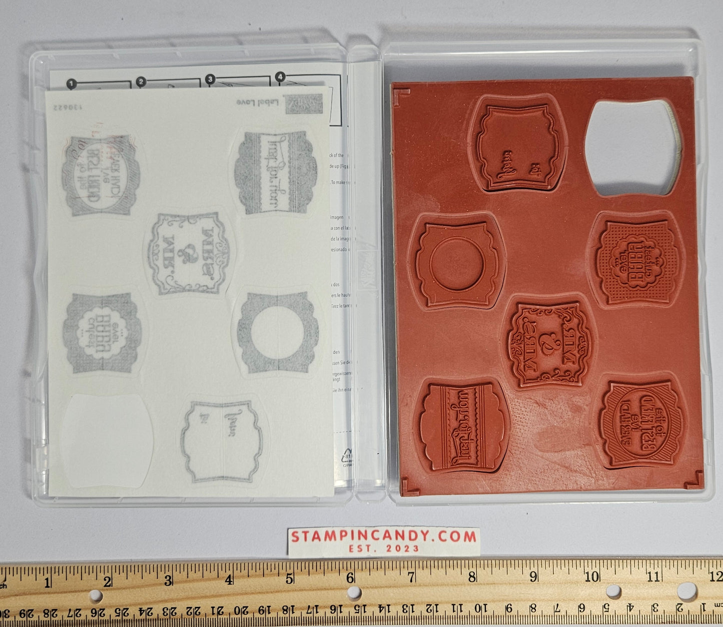 Stampin Up - Label Love *Missing 1 Stamp*