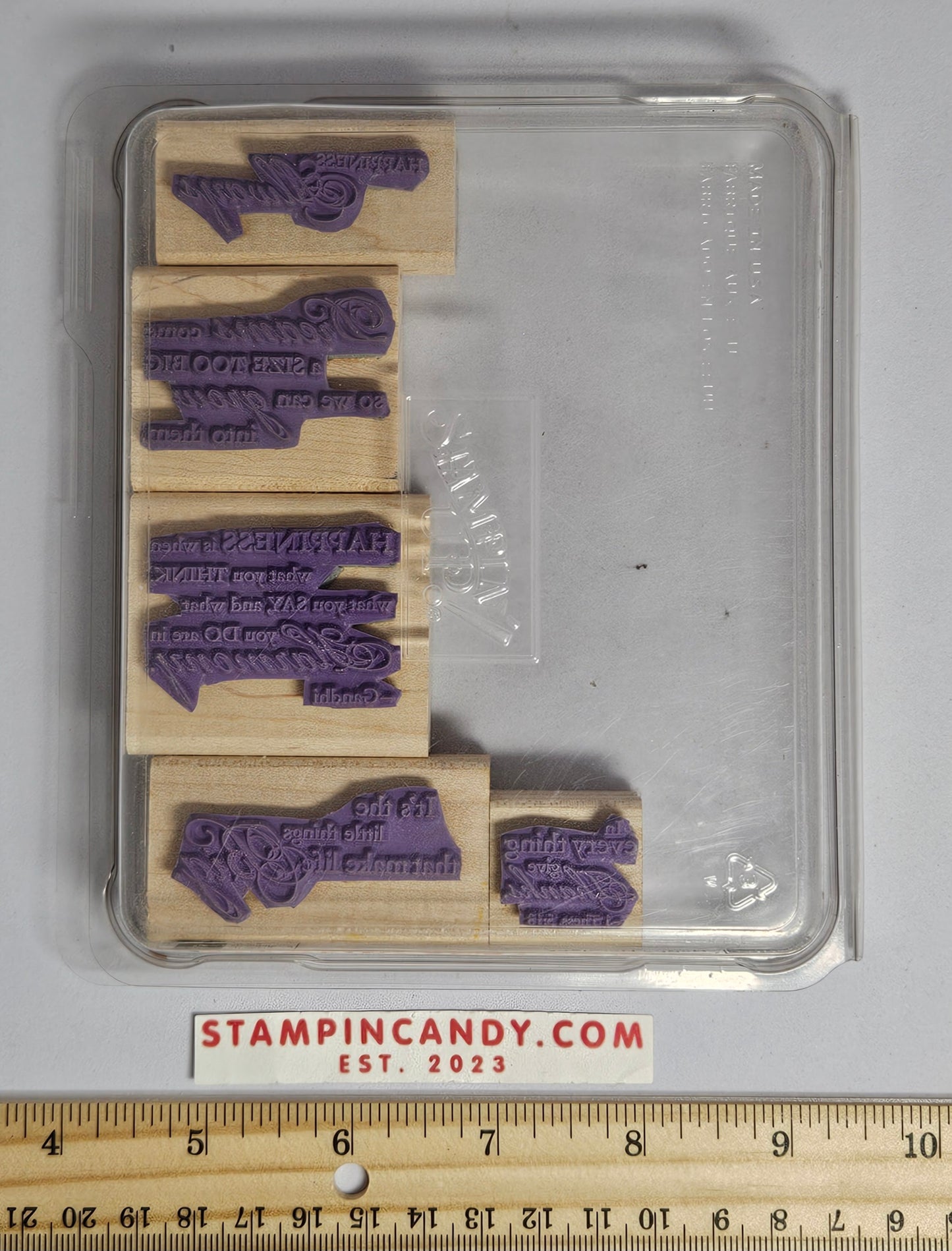 Stampin Up - Happy Harmony *Missing 1 Stamp*