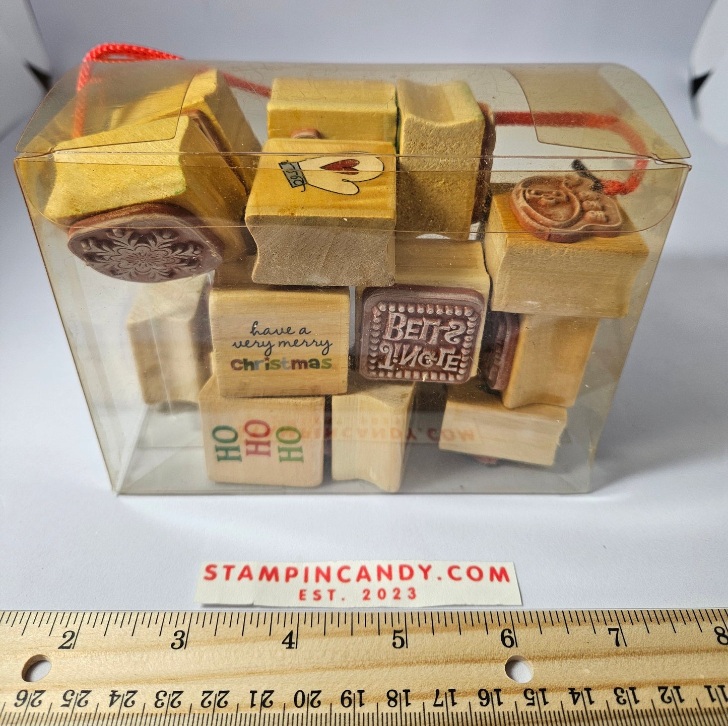 16 Pack of Christmas Themed Stamps