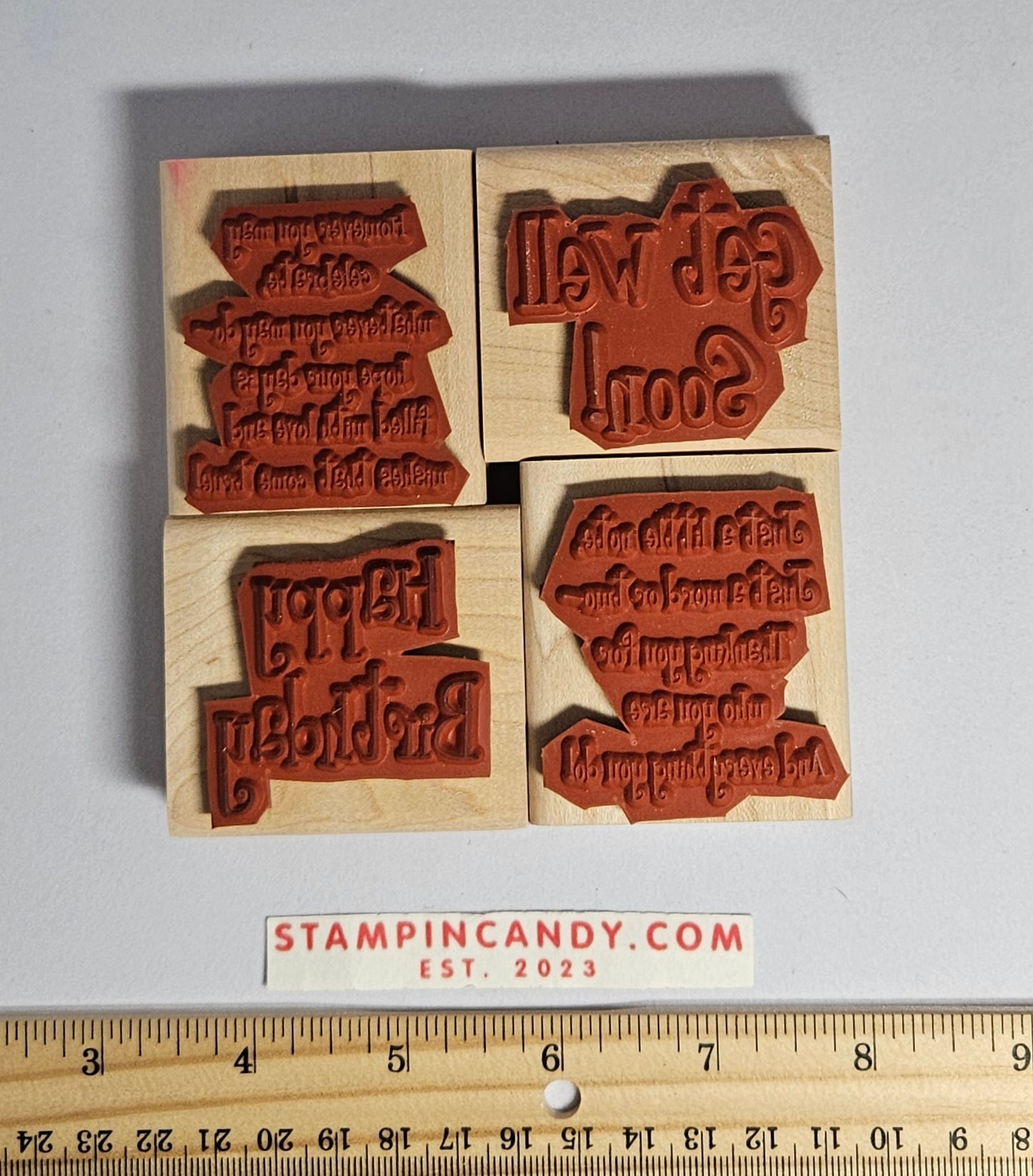 Stampin Up - Cheery Chat (Both Sets 1 + 2) (No Case)