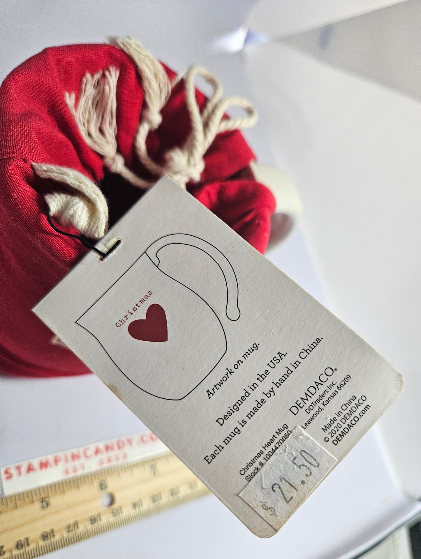 DEMDACO - The Warm Heart "Christmas" Mug
