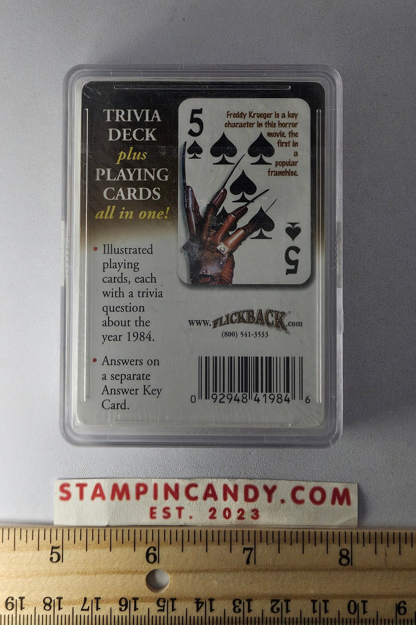 1984 - Flickback Trivia Challenge Playing Cards
