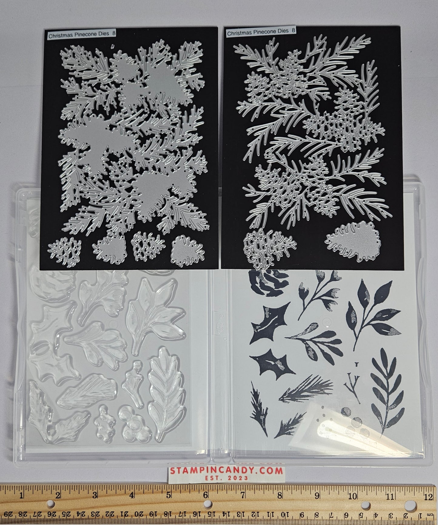 Stampin Up - Christmas Season with Christmas Pinecone Dies