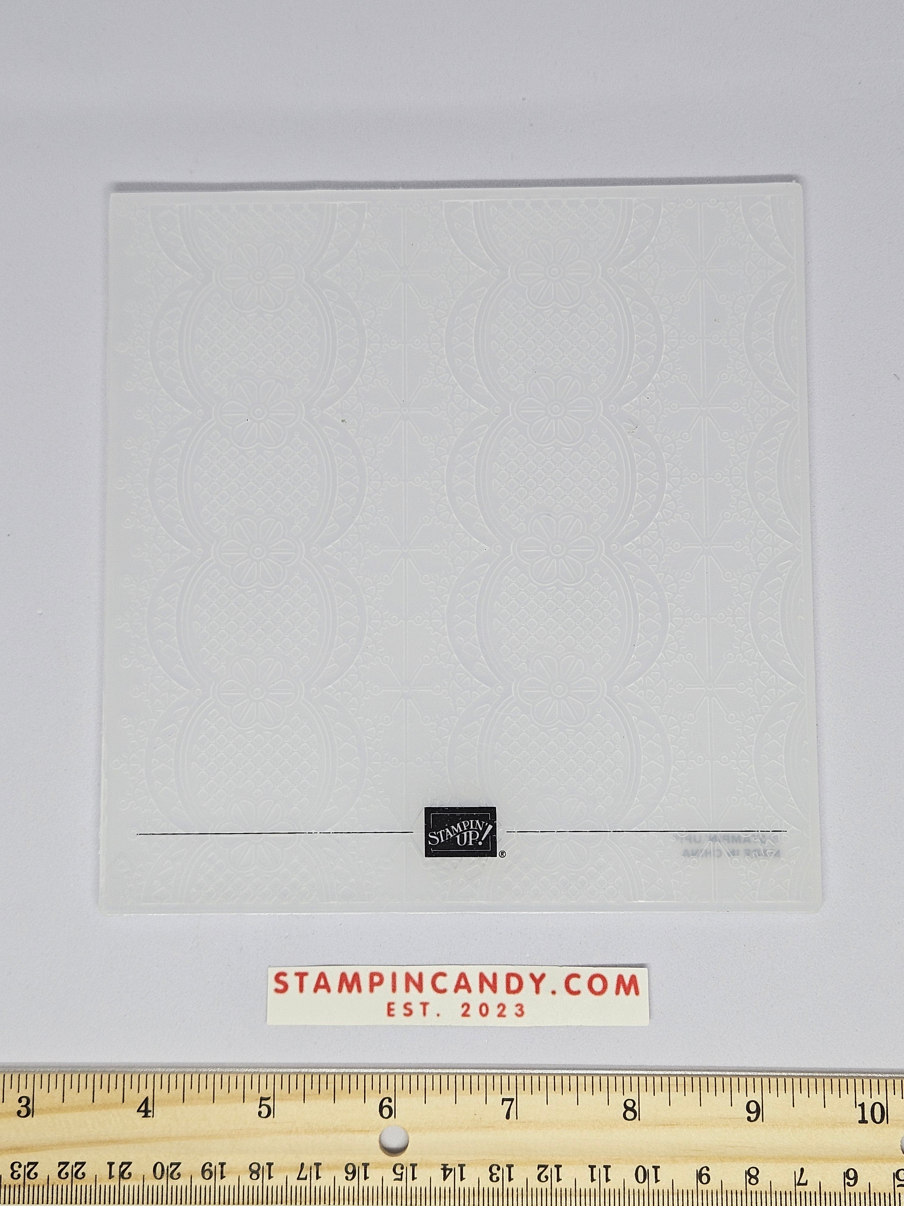 Stampin Up - Big Shot Sizzix - Lace Embossing Folder – StampinCandy.com