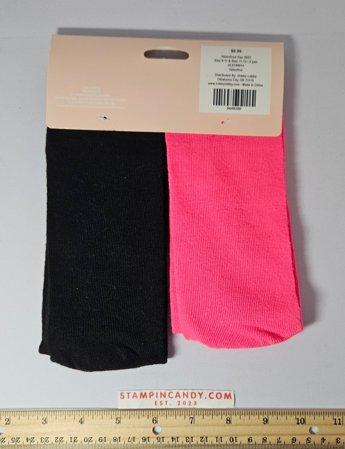 Couple's Socks - 2 Pair - W 9-11, M 11-13 - His/Her Sole Mate