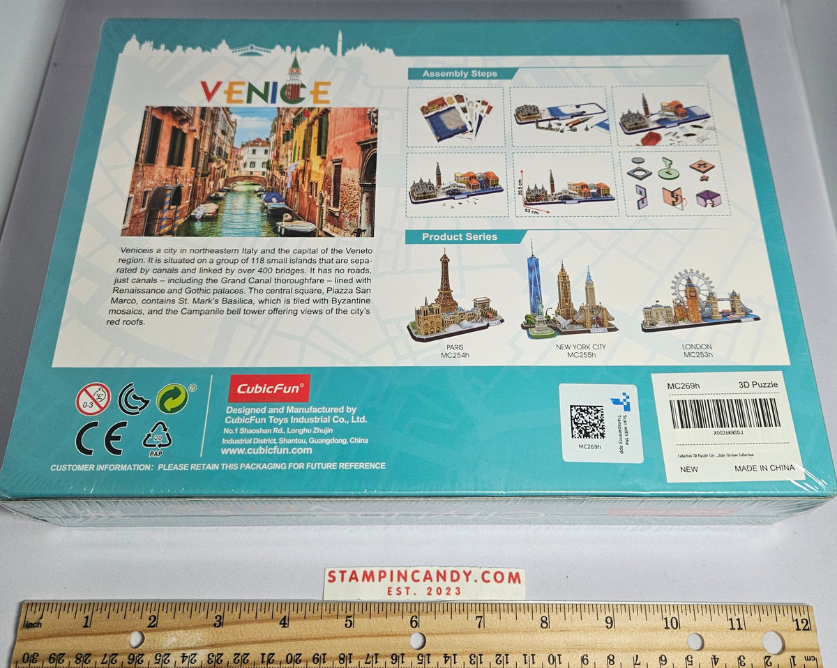 CubicFun CityLine Venice 3D Puzzle 126 Pieces