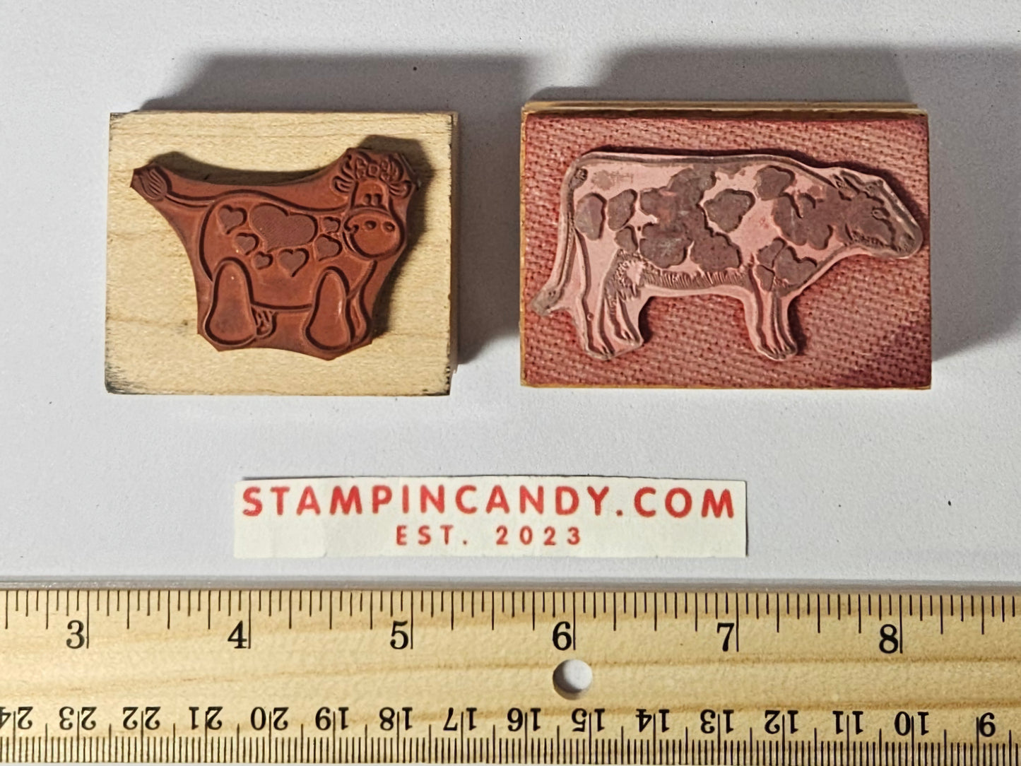 2 Pack of Cow Stamps