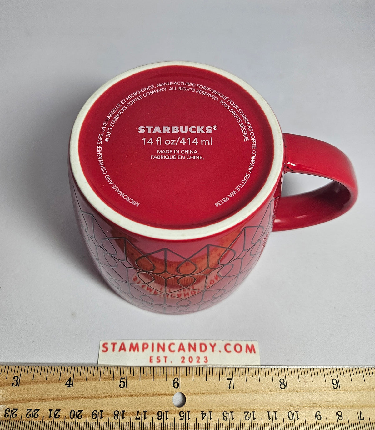 2013 Starbucks - Sweetheart Red 14 oz Mug