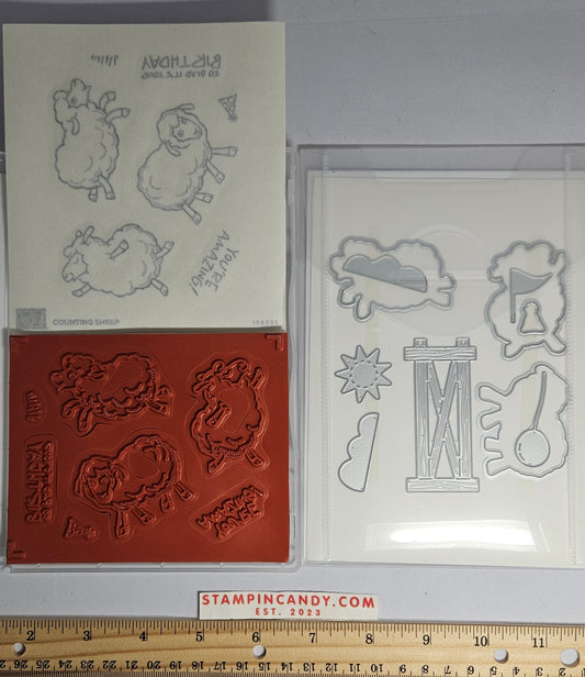 Stampin Up - Counting Sheep with Sheep Dies