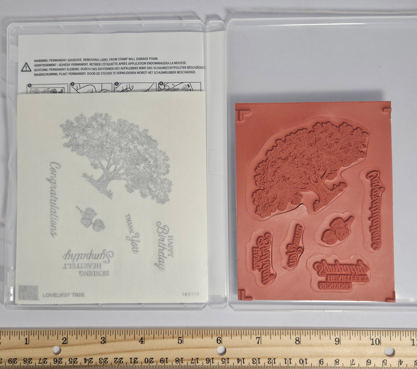 Stampin Up - Lovliest Tree with Lovliest Tree Dies