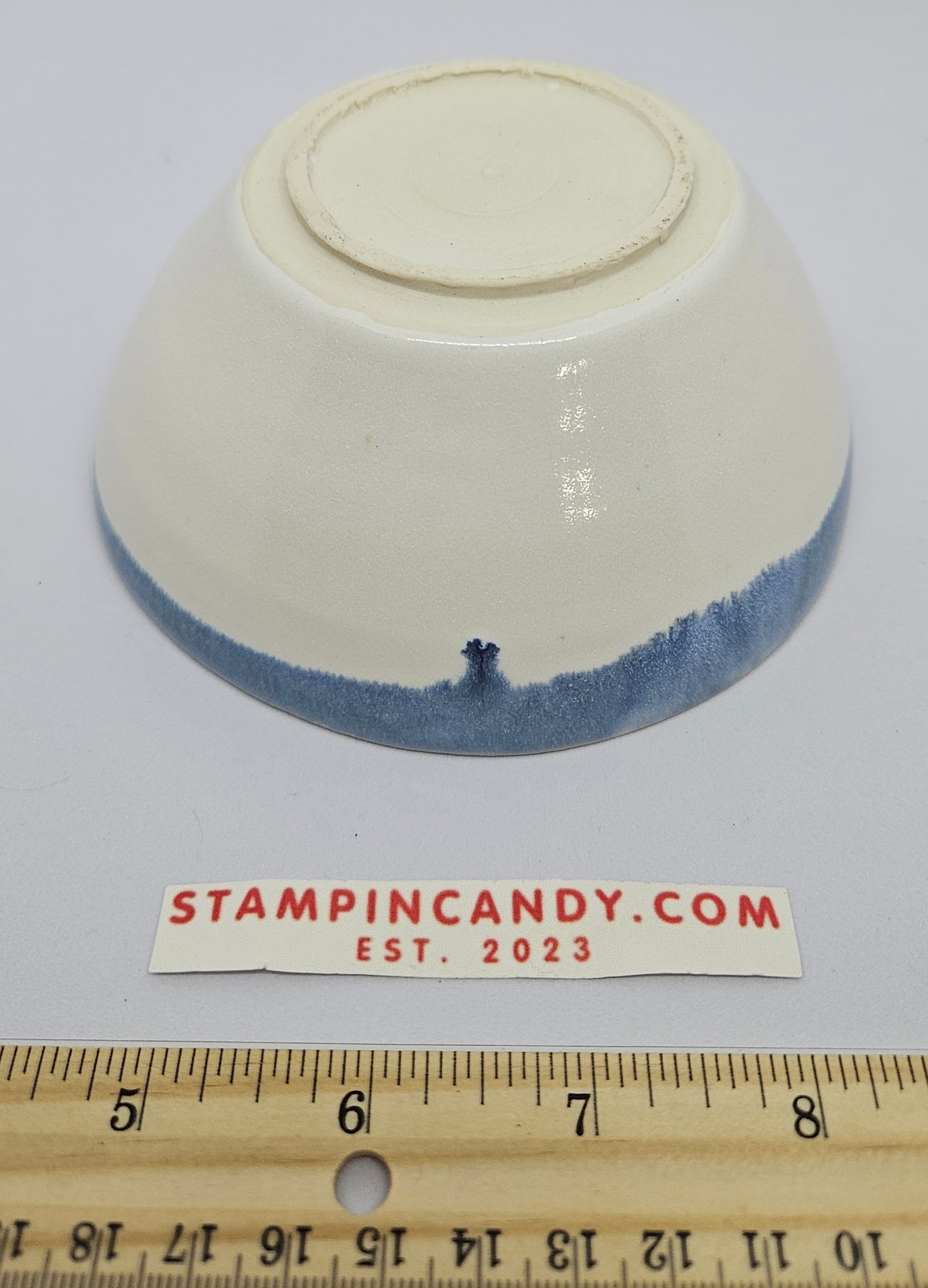 Blue and White Pottery Bowl