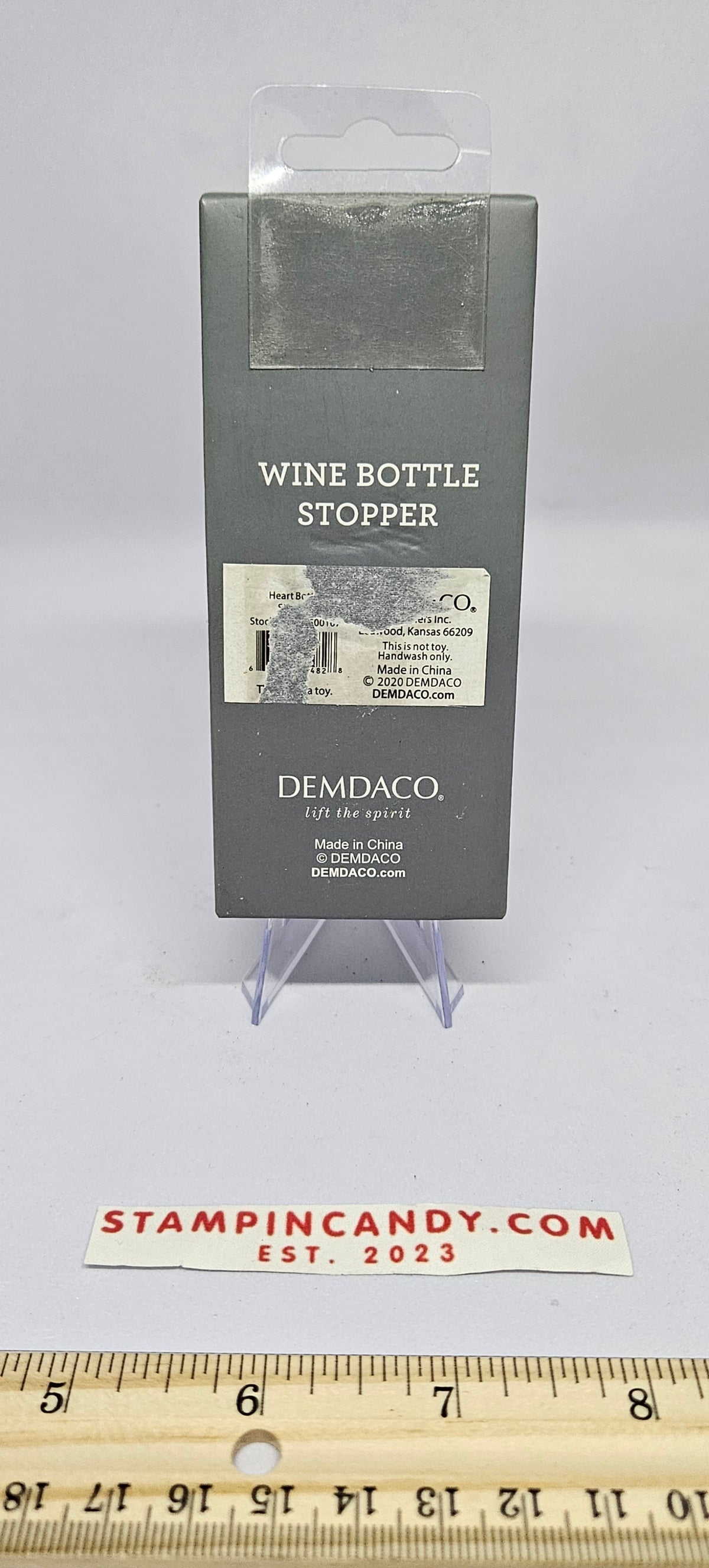 Demdaco - Heart Shaped Wine Bottle Stopper