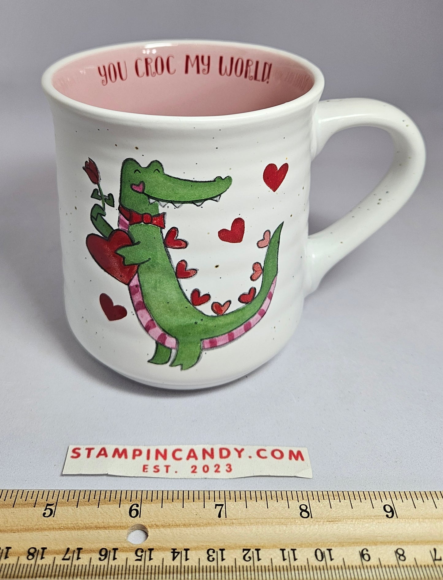 "You Croc My World" Mug