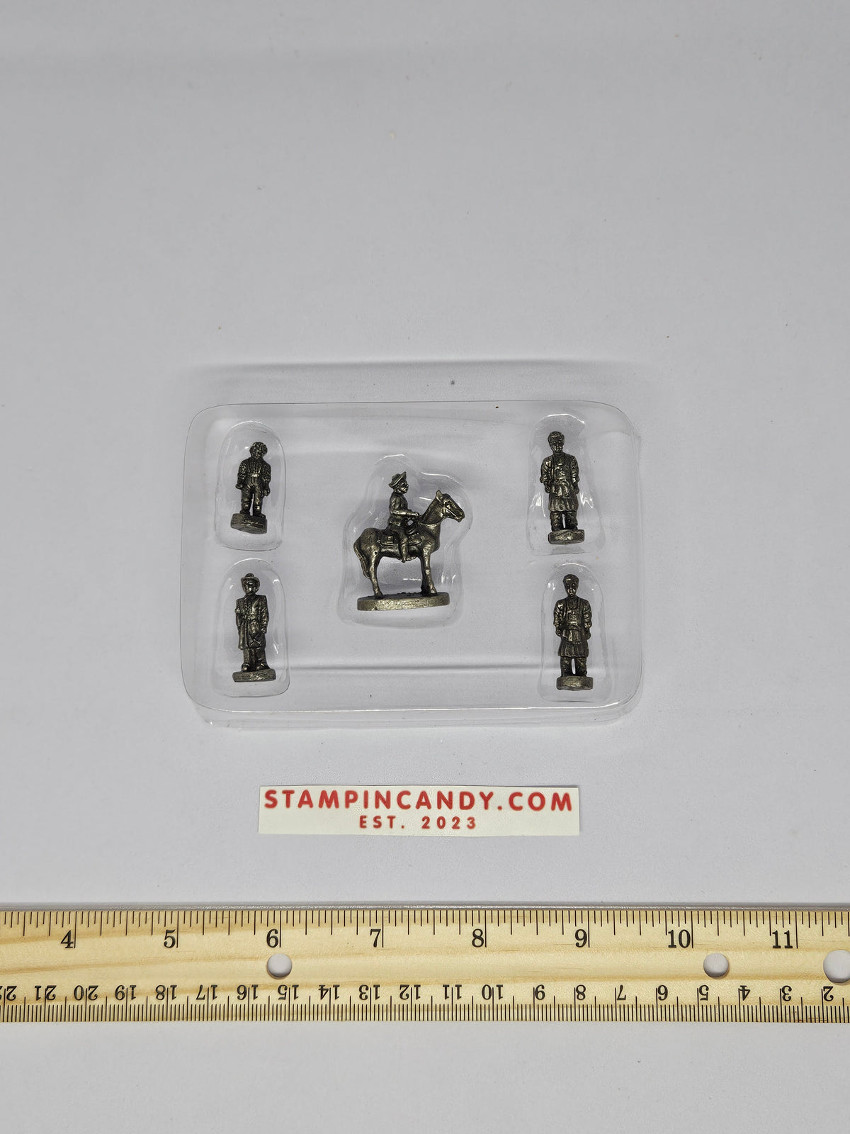 The American Pewter Collection - 5 Solid Pewter Figurines