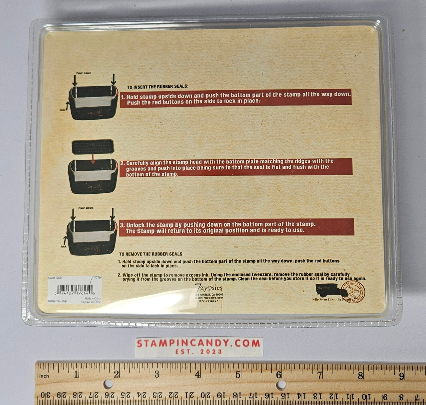 7 Gypsies - Interchangeable Rectangular Stamps