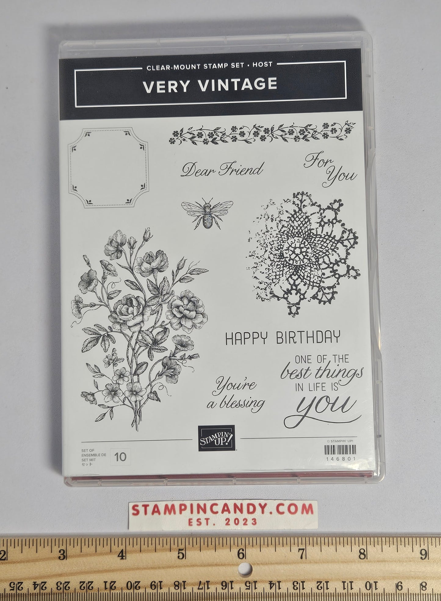 Stampin Up - Very Vintage *Missing 1 Stamp*