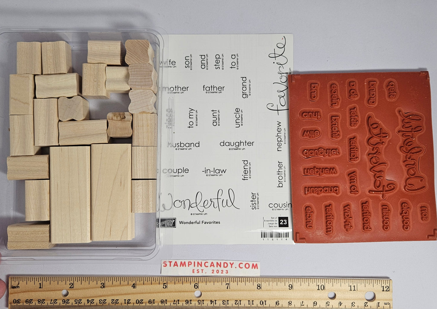 Stampin Up - Wonderful Favorites