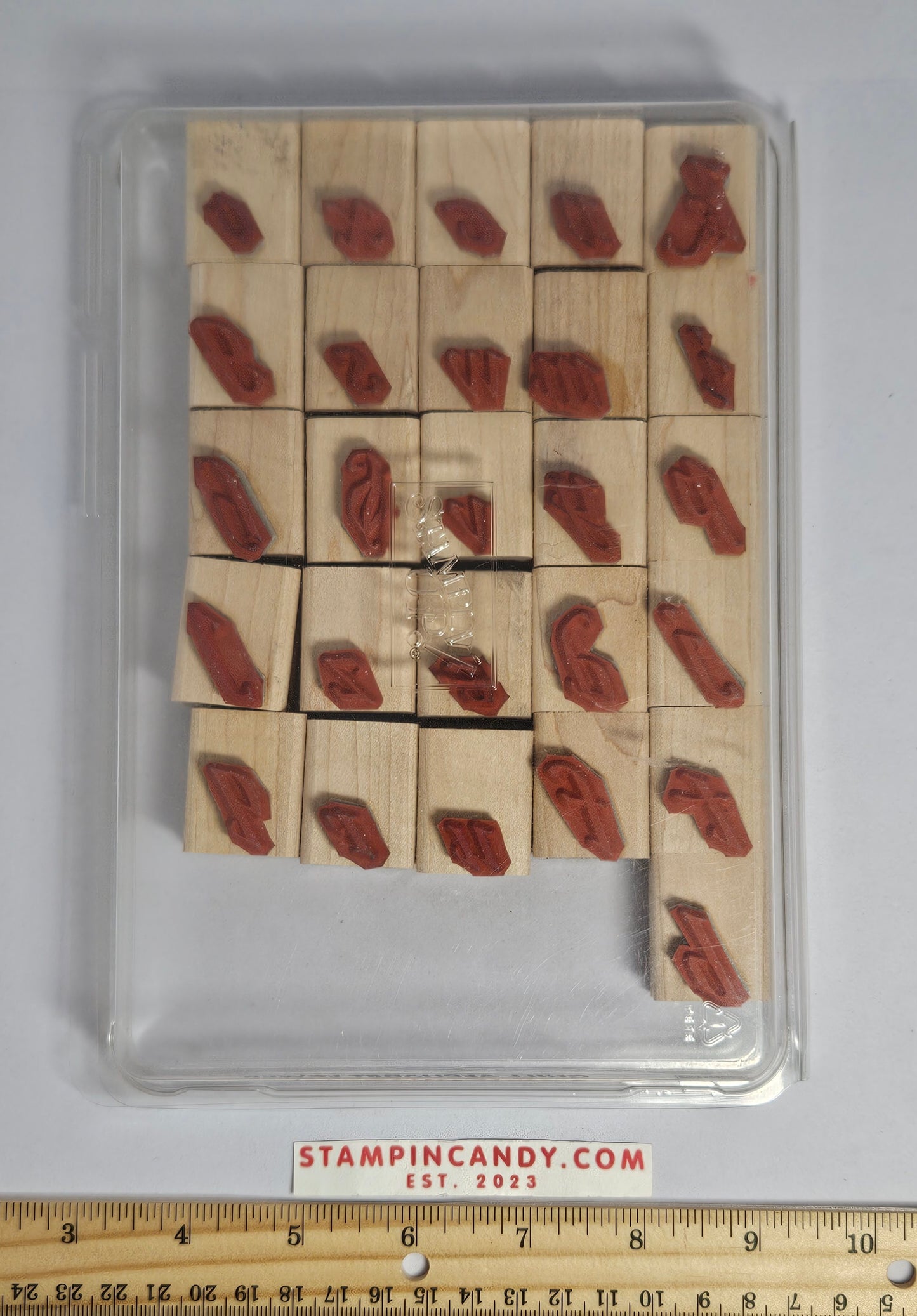 Stampin Up - Quill Alphabet Lowercase