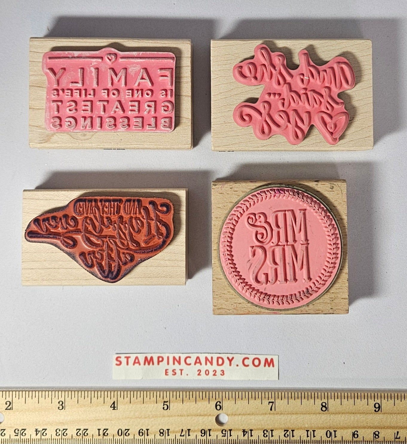 4 Pack of Marriage/Family Stamps