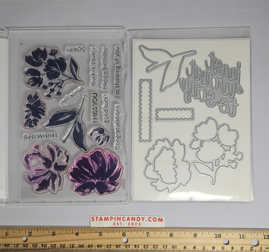 Stampin Up - Art Gallery w/ Floral Gallery Dies