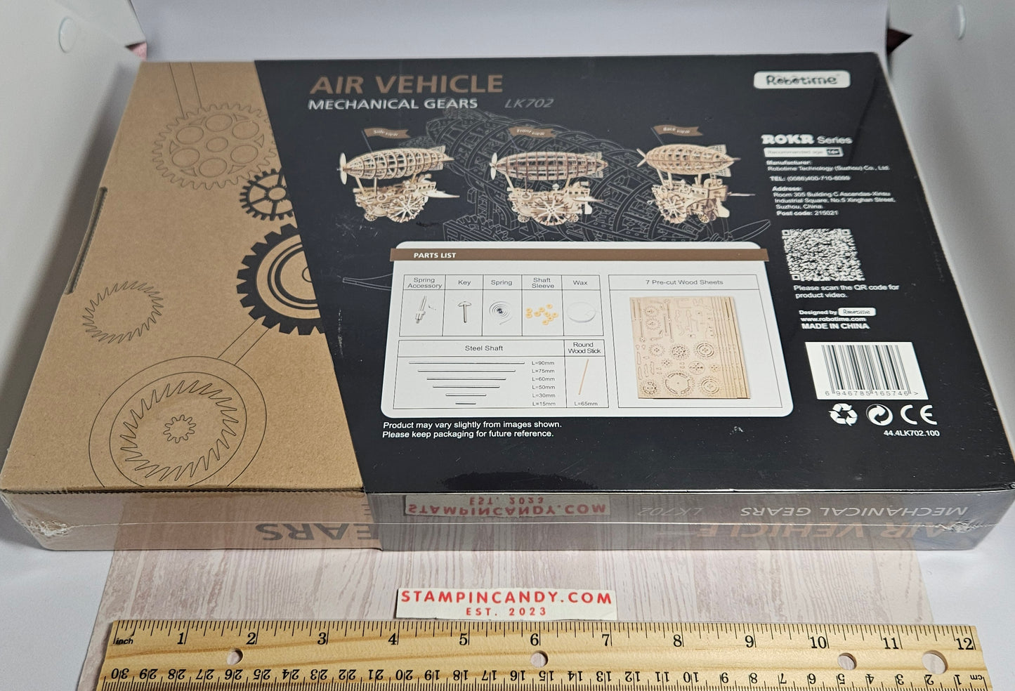 Robotime - 3D Blimp/Air Vehicle Mechanical Gears - ROKR Series LK702