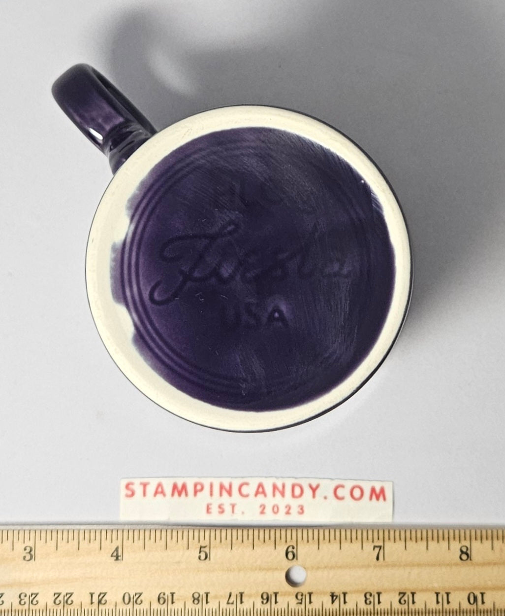 Fiesta Ware Purple 1 Finger/Handled Mug